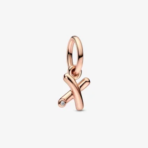 (bild till) PANDORA Bokstav X Skriftalfabet Hängande Charm - 782482C01