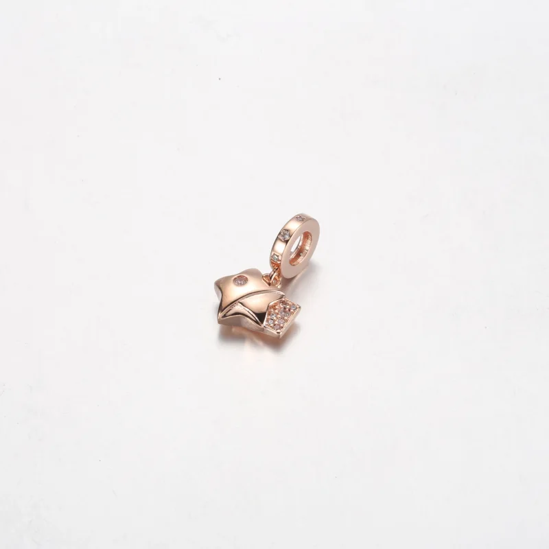 (bild till) Pandora Rose Gold Lyckostjärna Hänge - 782483C01 - View 2