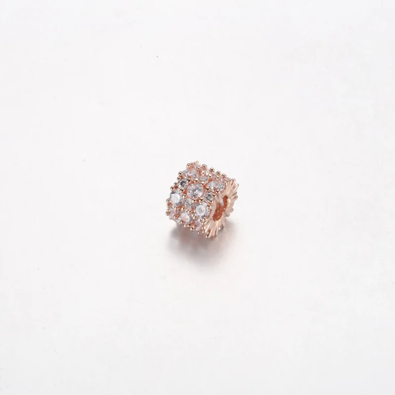 (bild till) PANDORA Rosa & Klart Glittrigt Charm - 788487C01 - View 8