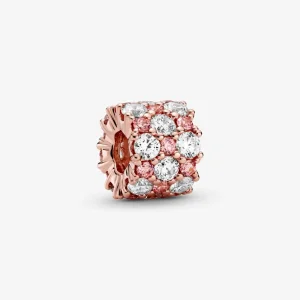 PANDORA Rosa & Klart Glittrigt Charm - 788487C01 (bild till) PANDORA Rosa & Klart Glittrigt Charm - 788487C01