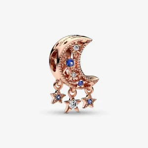 PANDORA Stjärna och Månskära Charm - 789643C01 (bild till) PANDORA Stjärna och Månskära Charm - 789643C01