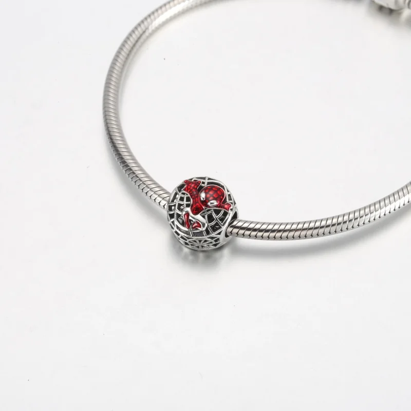 (bild till) PANDORA Marvel Spider-Man Svävande Stad Charm - 792350C01 - View 8