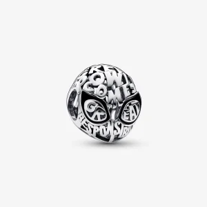 (bild till) PANDORA Marvel Spider-Man Mask Charm - 792351C01