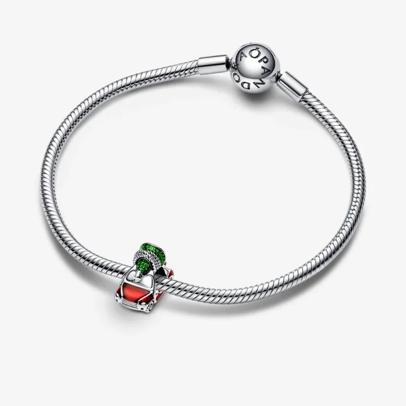 (bild till) PANDORA Festiv Bil & Julgran Charm - 792358C01 - View 4