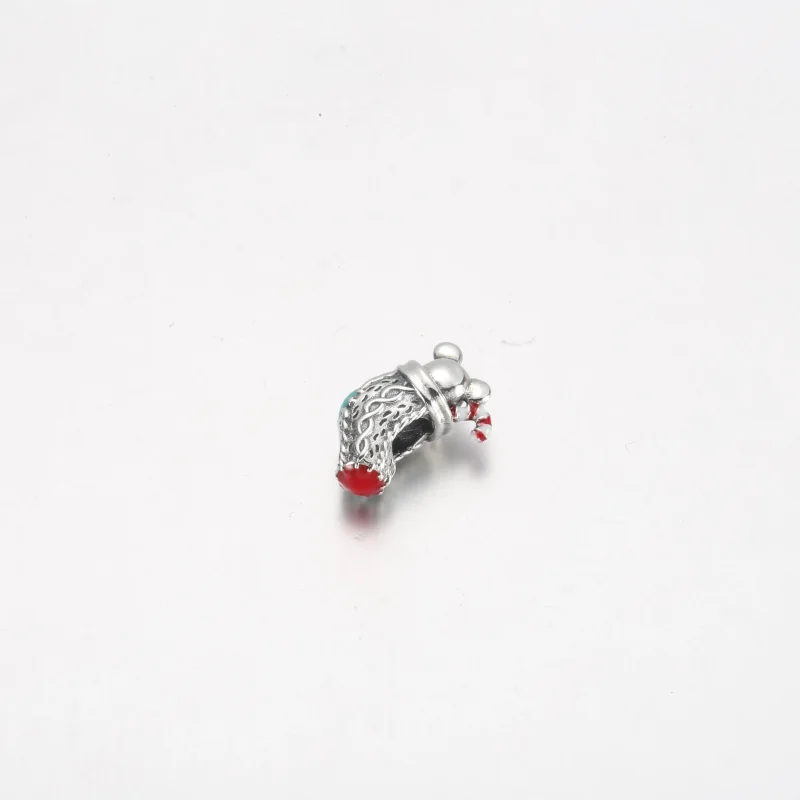 (bild till) PANDORA Festive Mus & Strumpacharm - 792366C01 - View 7