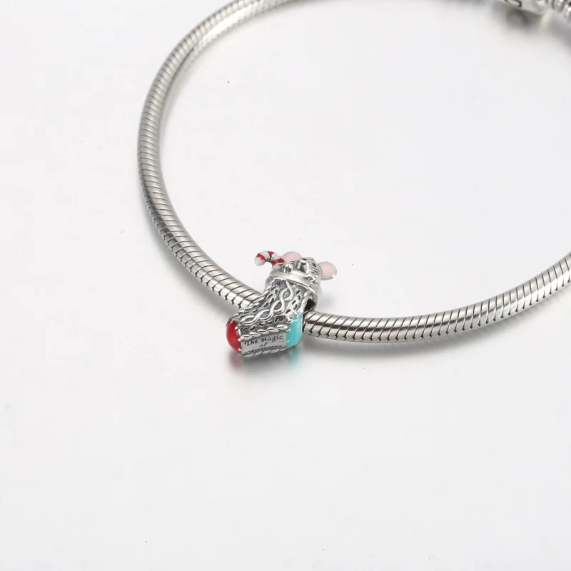 (bild till) PANDORA Festive Mus & Strumpacharm - 792366C01 - View 8