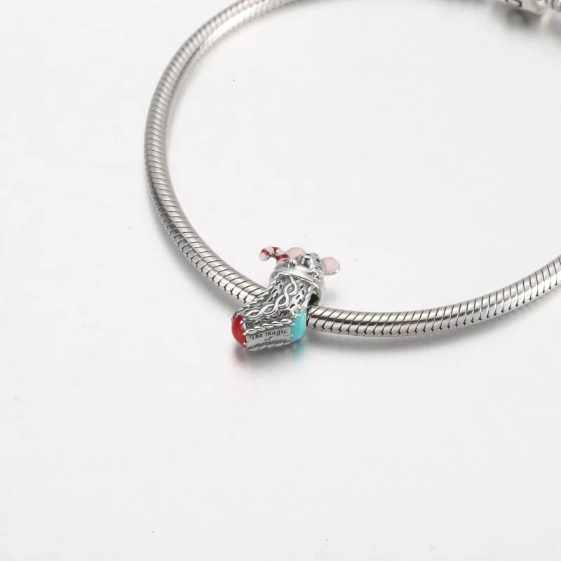(bild till) PANDORA Festive Mus & Strumpacharm - 792366C01 - View 12