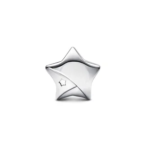 Pandora Silver Luck Star Charm - 792484C01 (bild till) Pandora Silver Luck Star Charm - 792484C01