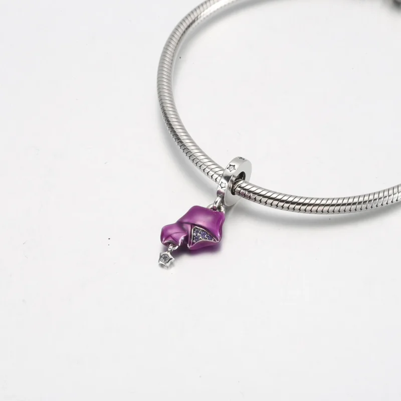 (bild till) Pandora Purple Lucky Star Hänge - 792487C01 - View 7