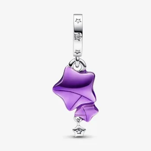 (bild till) Pandora Purple Lucky Star Hänge - 792487C01