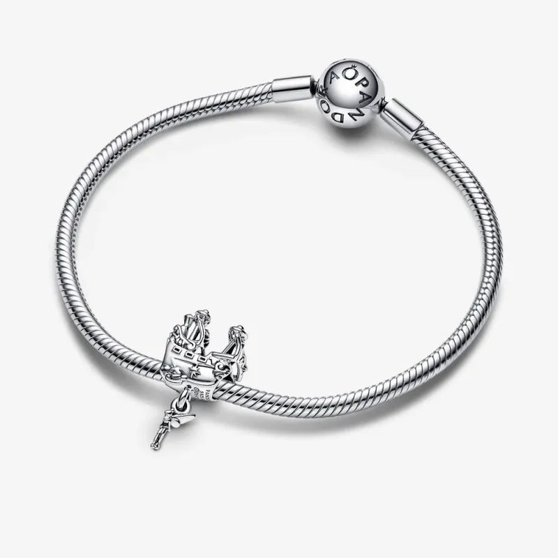 (bild till) PANDORA Disney Tinker Bell & Captain Hooks Piratskepps Charm - 792521C00 - View 4