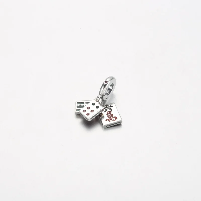 (bild till) PANDORA Mahjong Triple Dangle Charm - 792523C01 - View 5