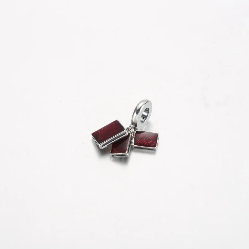 (bild till) PANDORA Mahjong Triple Dangle Charm - 792523C01 - View 6