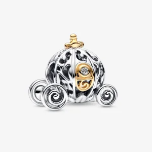 (bild till) PANDORA Disney 100-årsjubileum Askungens Förtrollade Vagn Charm - 792553C01