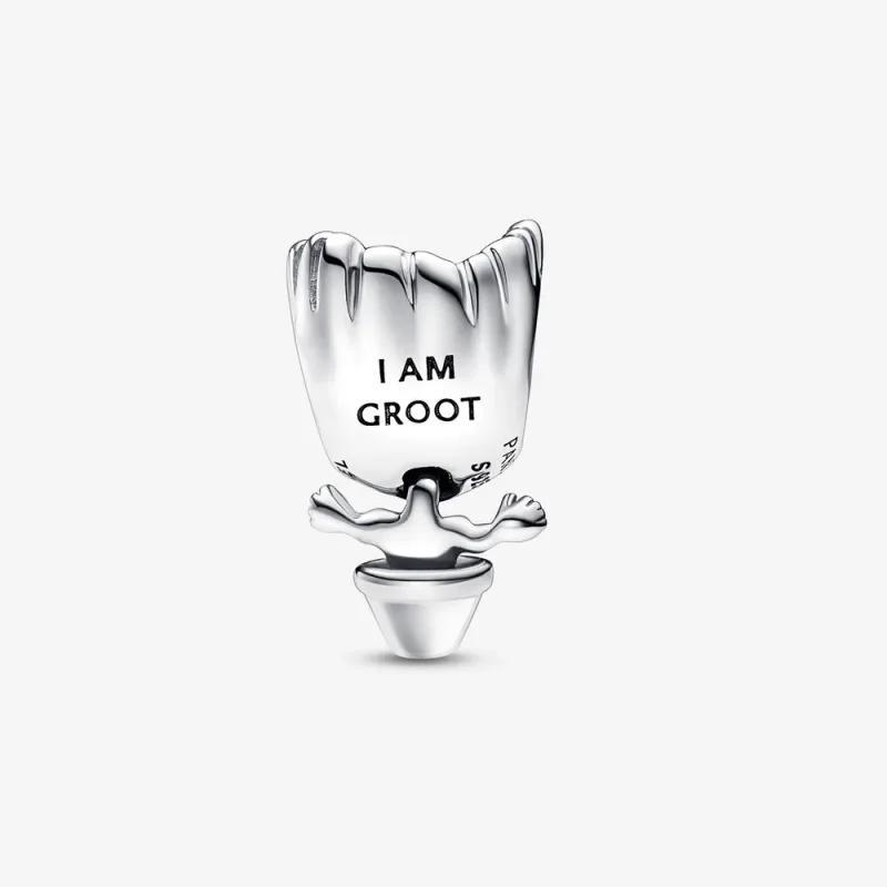 (bild till) PANDORA Marvel Guardians of the Galaxy Dansande Groot-charm - 792554C01 - View 4
