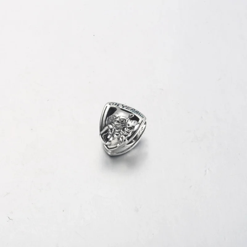 (bild till) PANDORA Marvel Guardians of the Galaxy Rocket Raccoon & Groot Emblem Charm - 792 - View 5