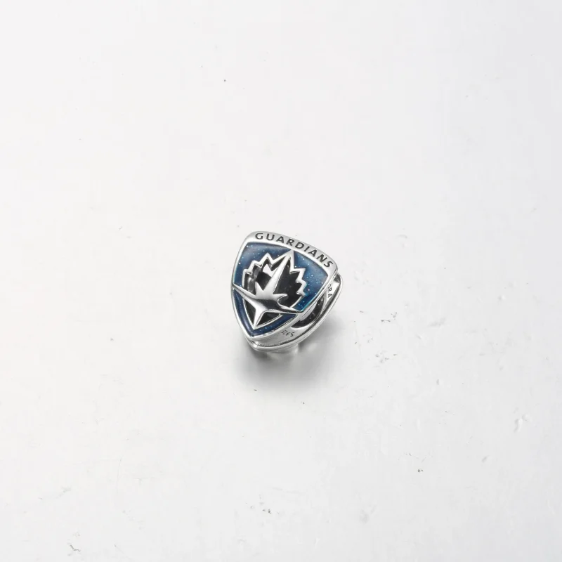 (bild till) PANDORA Marvel Guardians of the Galaxy Rocket Raccoon & Groot Emblem Charm - 792 - View 6