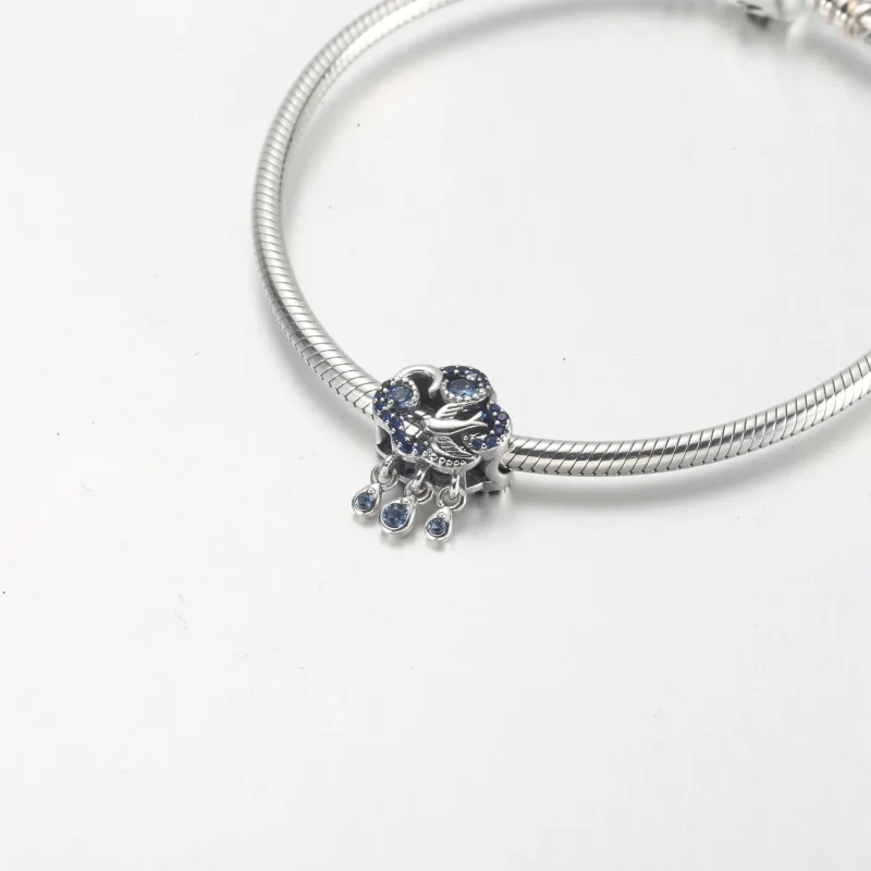 (bild till) PANDORA Moln & Svala Charm - 792569C01 - View 12