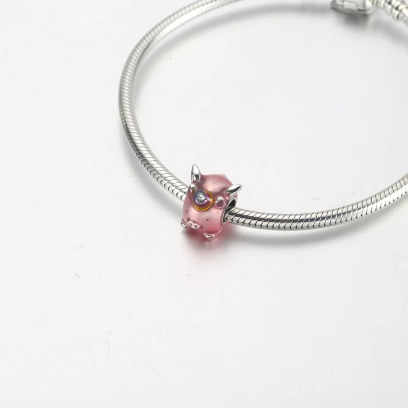 (bild till) PANDORA Flygande Enhörningsgris Charm - 792573C01 - View 8