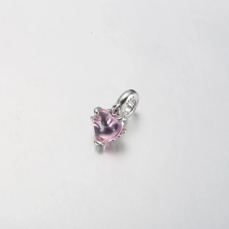 (bild till) PANDORA Rosa Familjeträd & Hjärtahängande Charm - 792654C01 - View 2
