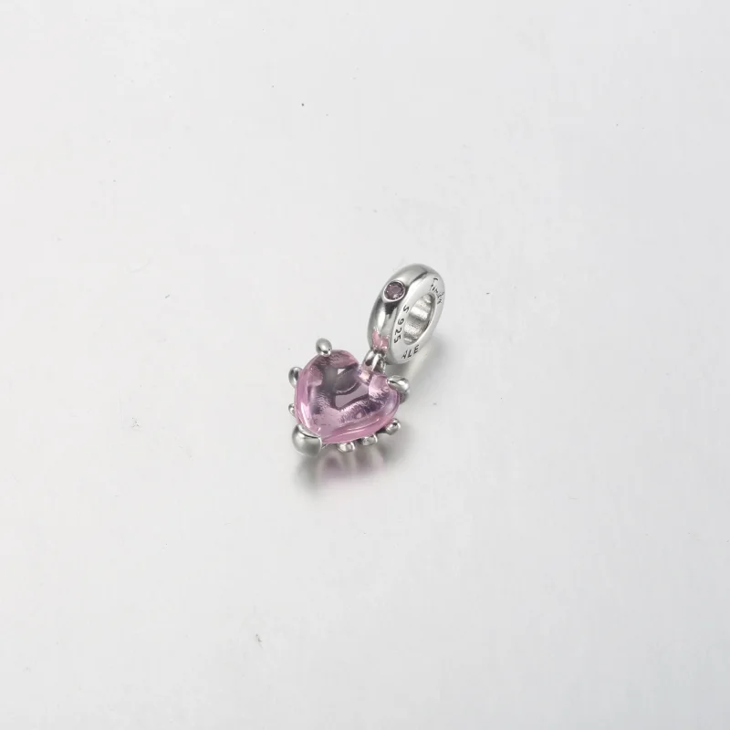 (bild till) PANDORA Rosa Familjeträd & Hjärtahängande Charm - 792654C01 - View 7