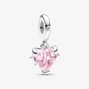 (bild till) PANDORA Rosa Familjeträd & Hjärtahängande Charm - 792654C01