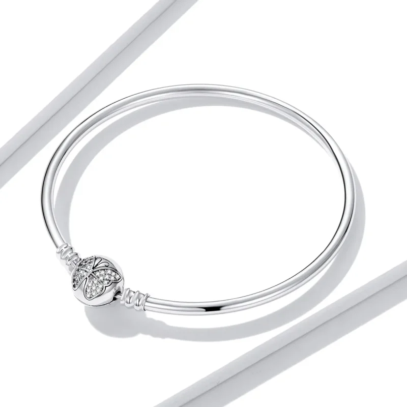 (bild till) Pandora-stil Silver Armband - BSB084 - View 2