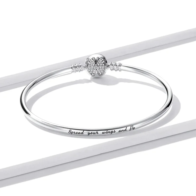 (bild till) Pandora-stil Silver Armband - BSB084 - View 4