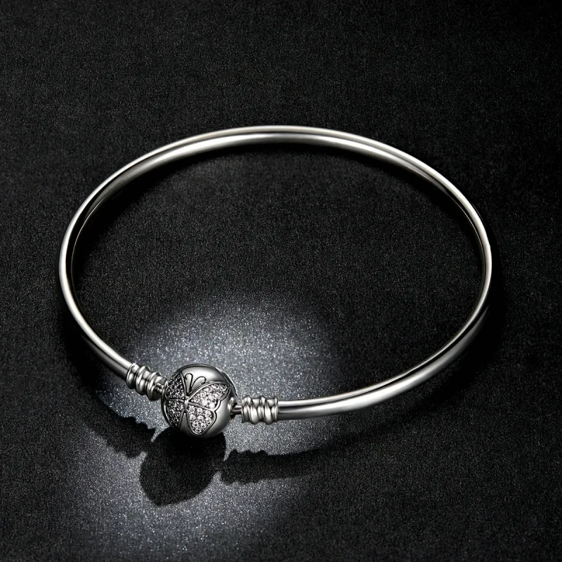 (bild till) Pandora-stil Silver Armband - BSB084 - View 5