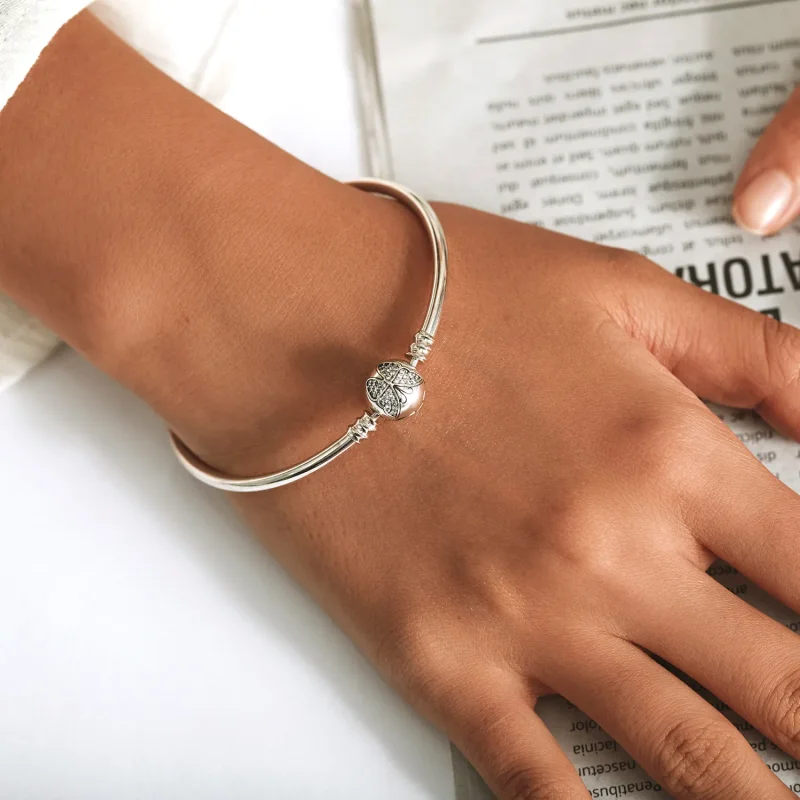(bild till) Pandora-stil Silver Armband - BSB084 - View 8