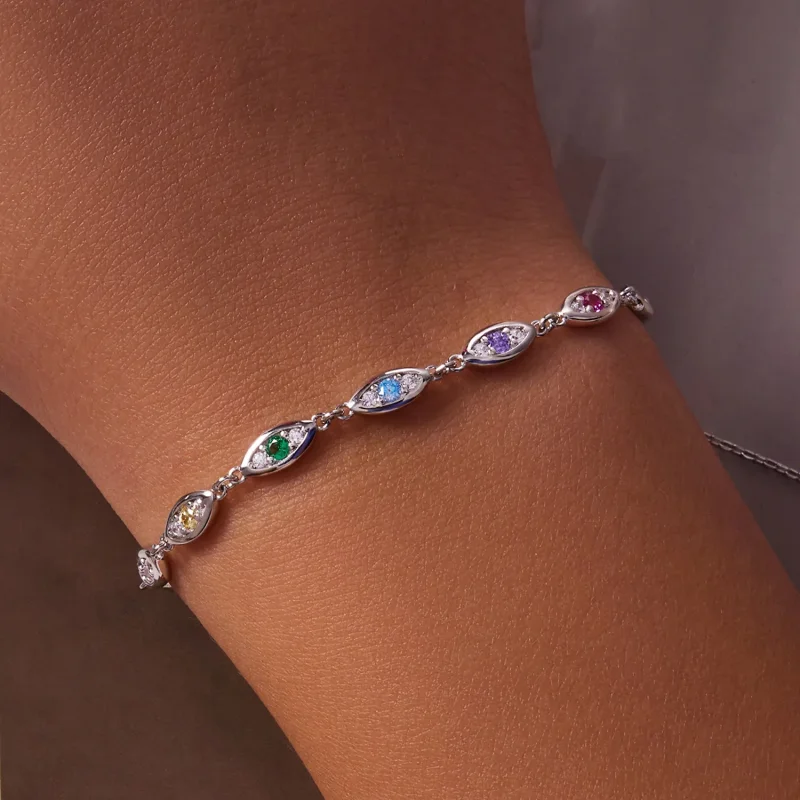 (bild till) Pandora-stil Glittrande Armband - BSB087 - View 6