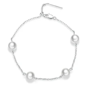 (bild till) Pandora-stil Pärla Armband - BSB090