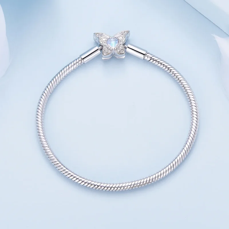 (bild till) Pandora-stil Butterflyarmband - BSB113 - View 3