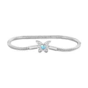 (bild till) Pandora-stil Butterflyarmband - BSB113