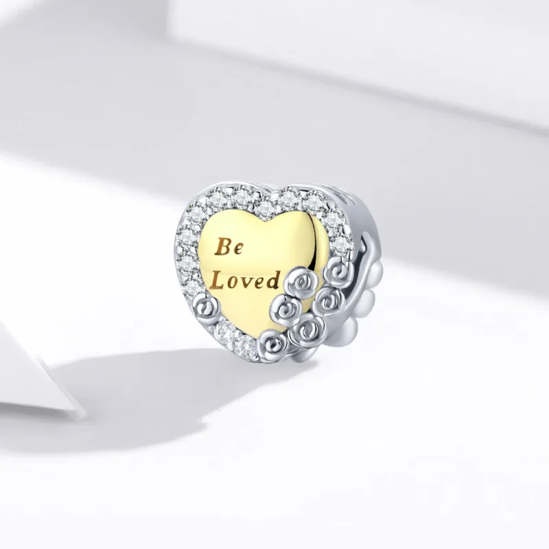 (bild till) Pandora-stil Hjärtacharm - BSC500 - View 2