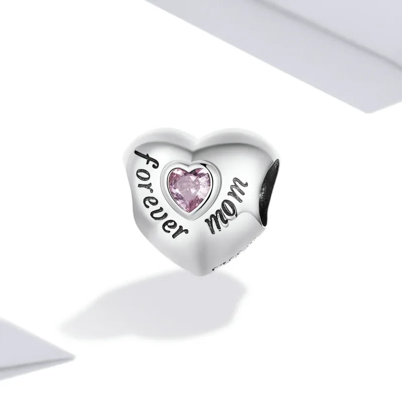 (bild till) Pandora Style Forever Mom Charm - BSC562-PK - View 2