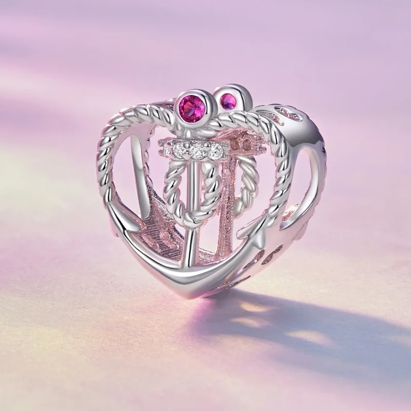 (bild till) Pandora-stil Ankarcharm - BSC773 - View 2