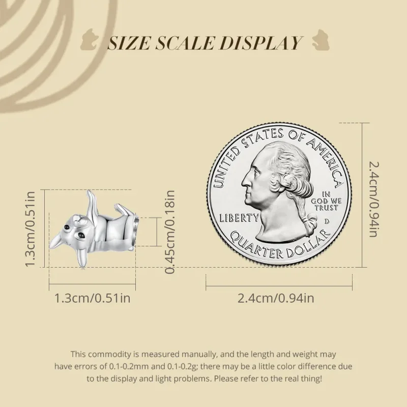 (bild till) Pandora Style Bulldog Charm - BSC796 - View 5
