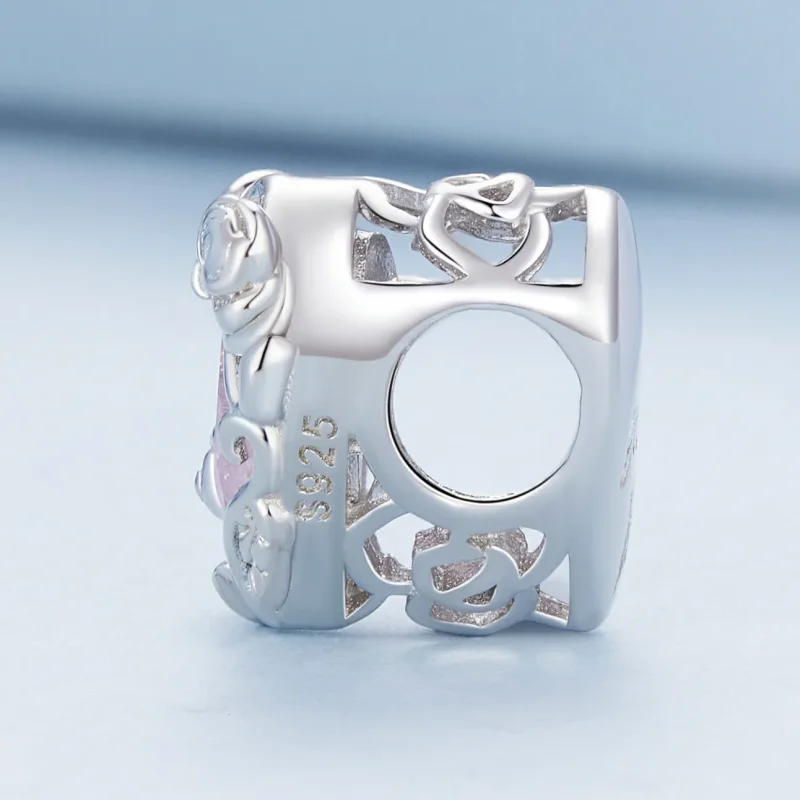 (bild till) Pandora-stil Kärlekshjärtascharm - BSC836 - View 3