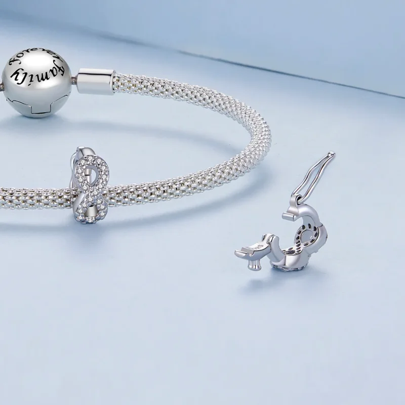 (bild till) Pandora Style Infinity Spacer - BSC887 - View 4