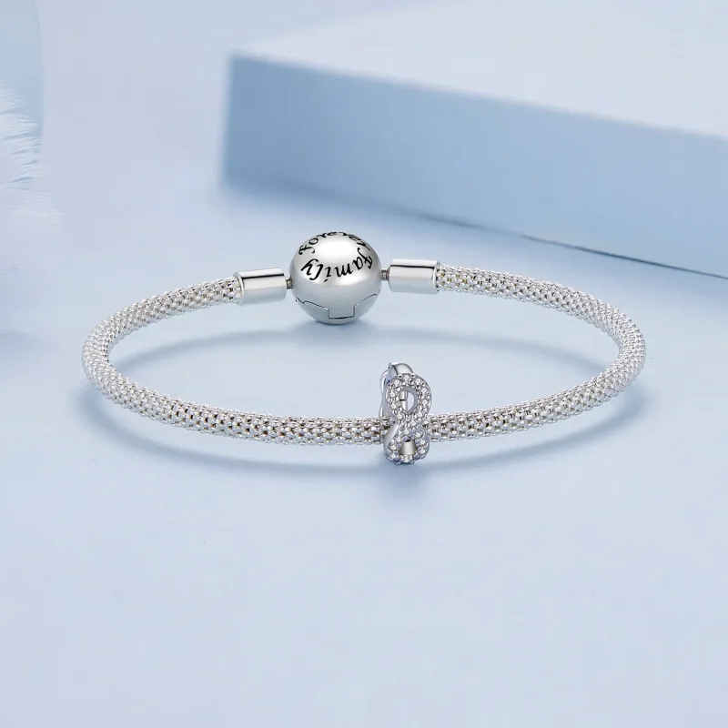 (bild till) Pandora Style Infinity Spacer - BSC887 - View 5