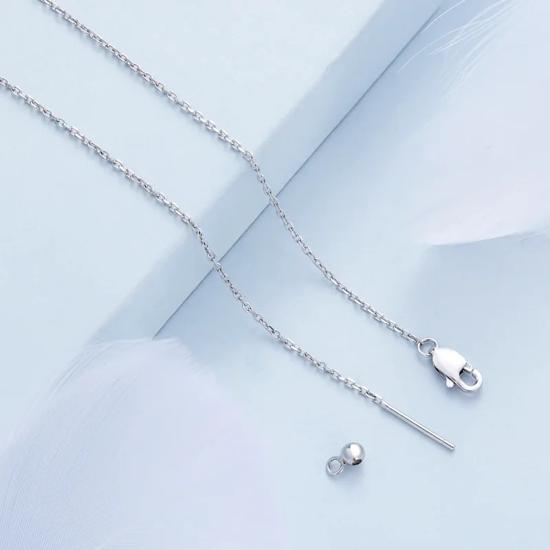 (bild till) Pandora-stil Ametyst Halsband - BSN271 - View 5