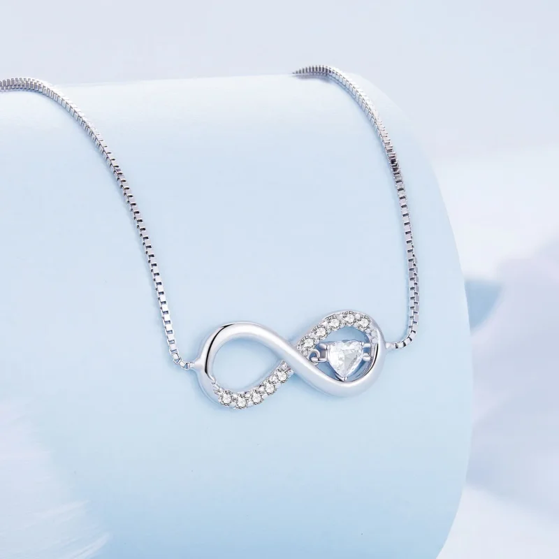 (bild till) Pandora Style Infinity-halsband - BSN276 - View 2