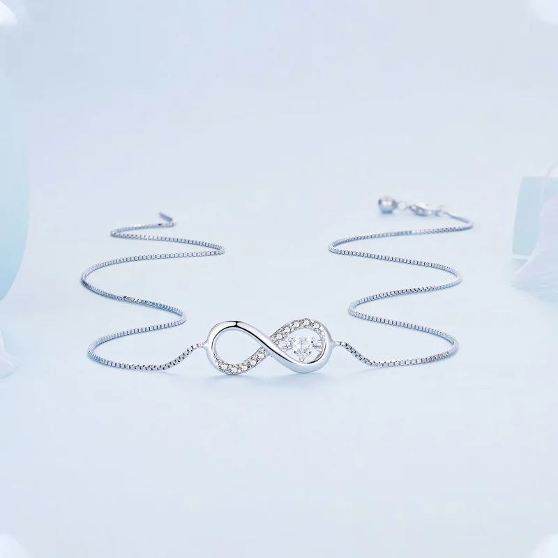 (bild till) Pandora Style Infinity-halsband - BSN276 - View 3