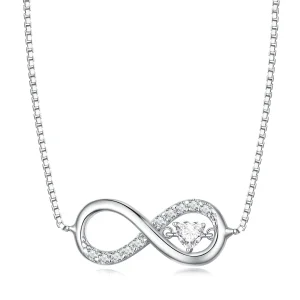 (bild till) Pandora Style Infinity-halsband - BSN276