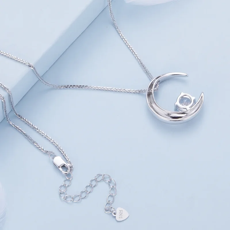 (bild till) Pandora-stil Månahalsband - BSN311 - View 5