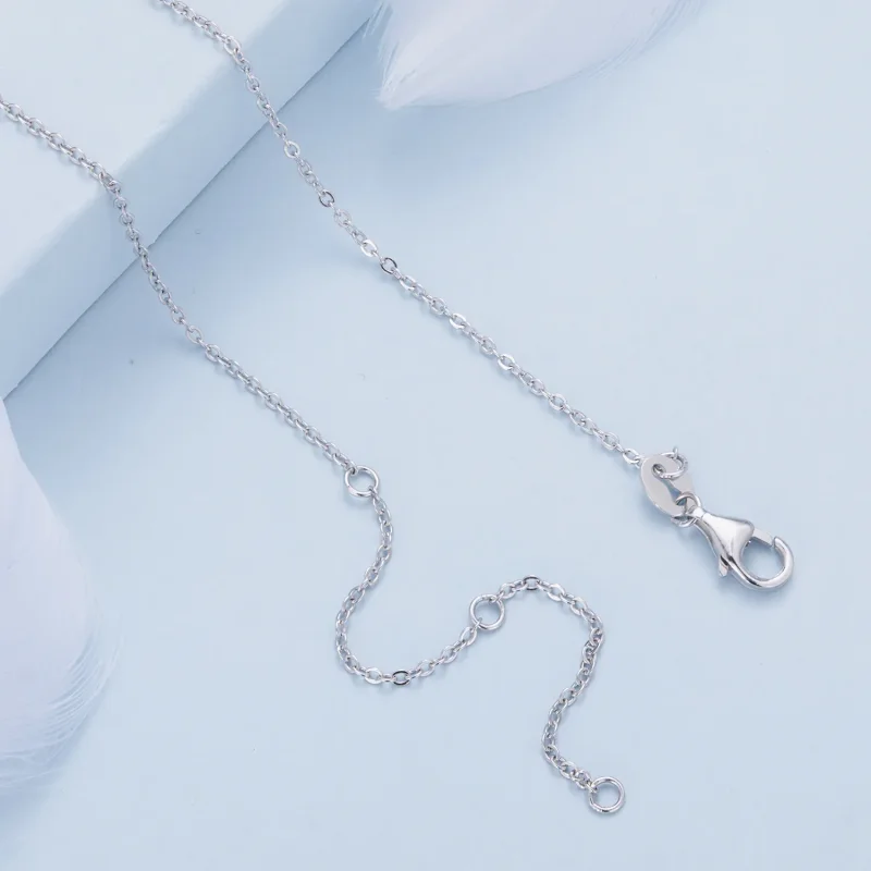 (bild till) Pandora-stil Graverat Hjärtahänge till Halsband - BSN312 - View 5