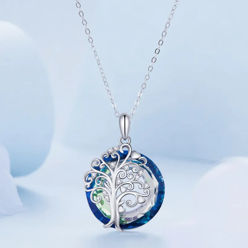 (bild till) Pandora Style Family Circle Halsband - BSN315 - View 3
