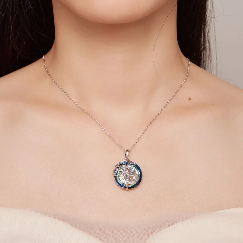 (bild till) Pandora Style Family Circle Halsband - BSN315 - View 9