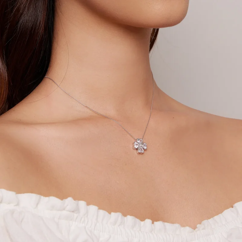 (bild till) Pandora-stil Lyckohalsband - BSN334 - View 6